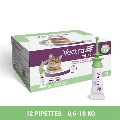 vectra felis chat 12 pipettes|VECTRA FELIS pipettes antiparasitaires pour chat.